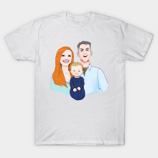 Ballard Family Portrait T-Shirt by danpaul